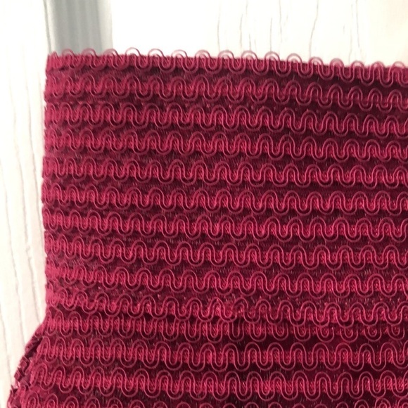 Torrid Fuchsia Berry Mesh Textured Pleated Flared Circle Skater Skirt Plus 4X - Picture 4 of 10